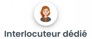 Pictogramme interlocuteur dédié pour votre prestation de nettoyage