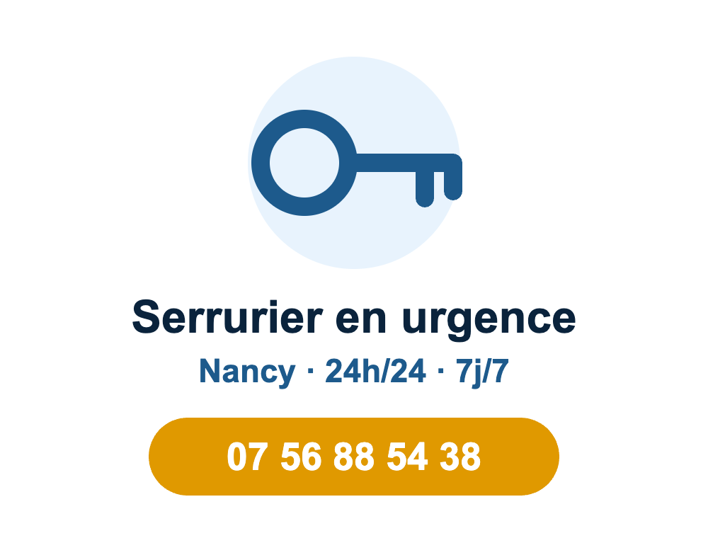 Porte claquée Nancy : serrurier en urgence All Services 24h/24, 07 56 88 54 38